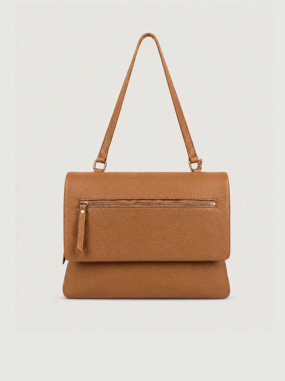 Borsa a spalla Luna in pelle martellata cuoio LUNA CUOIO BIMOR 