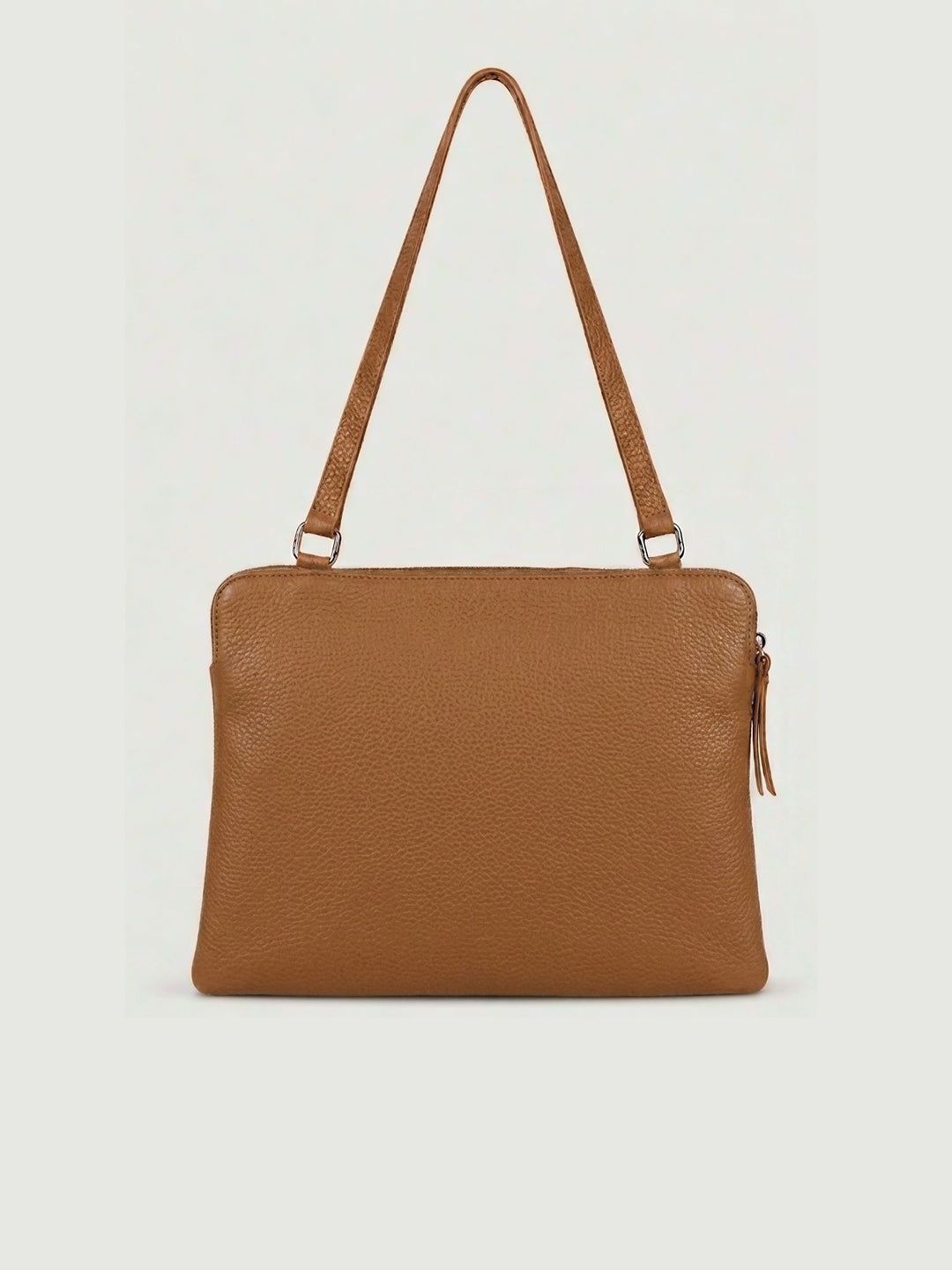 Borsa a spalla Luna in pelle martellata cuoio LUNA CUOIO BIMOR 