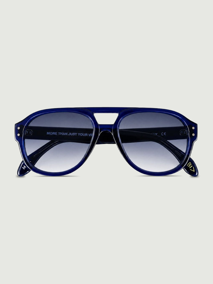 Occhiale da sole Mora in acetato Blu Genova MORA BLU GENOVA BIMOR 