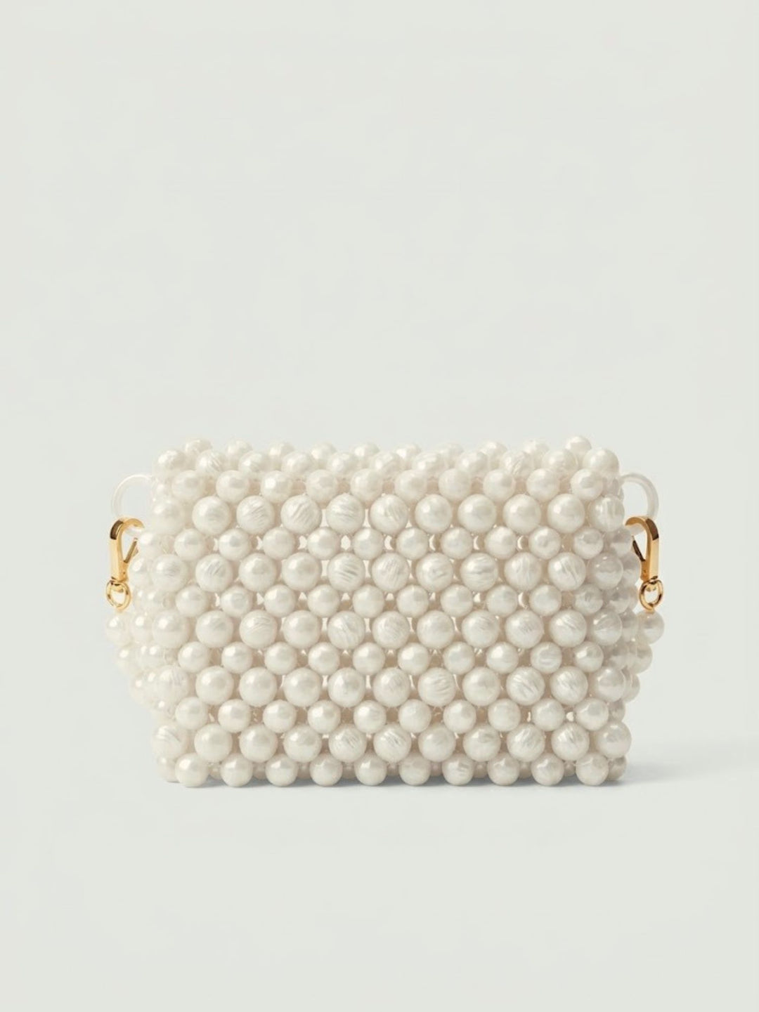 Borsa a spalla Cinderella in resina bianco perla NEW CINDERELLA BIANCO PERLA BIMOR 