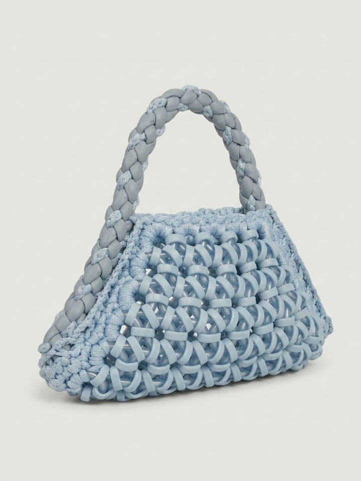 Borsa a mano Small Crush azzurro polvere SMALL CRUSH AZZURRO BIMOR 