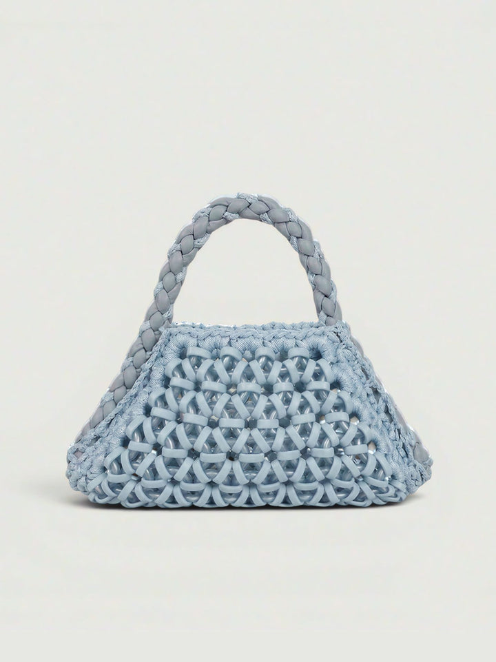 Borsa a mano Small Crush azzurro polvere SMALL CRUSH AZZURRO BIMOR 