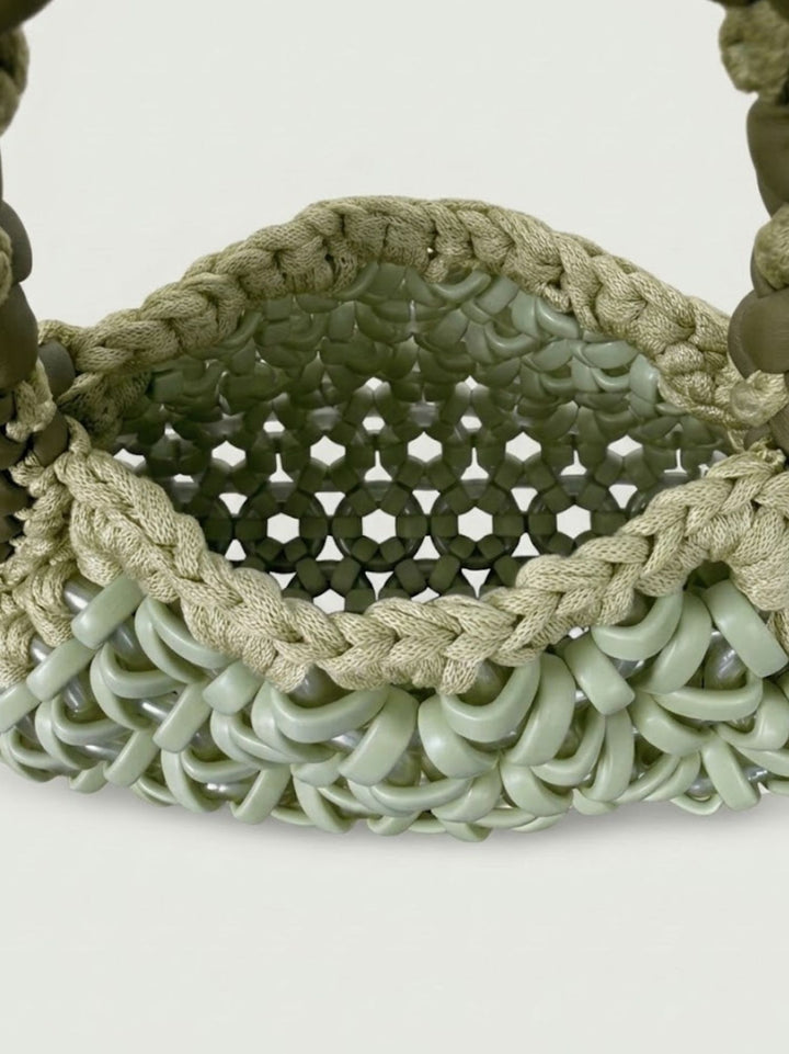 Borsa a mano Small Crush menta e pistacchio SMALL CRUSH MENTA BIMOR 