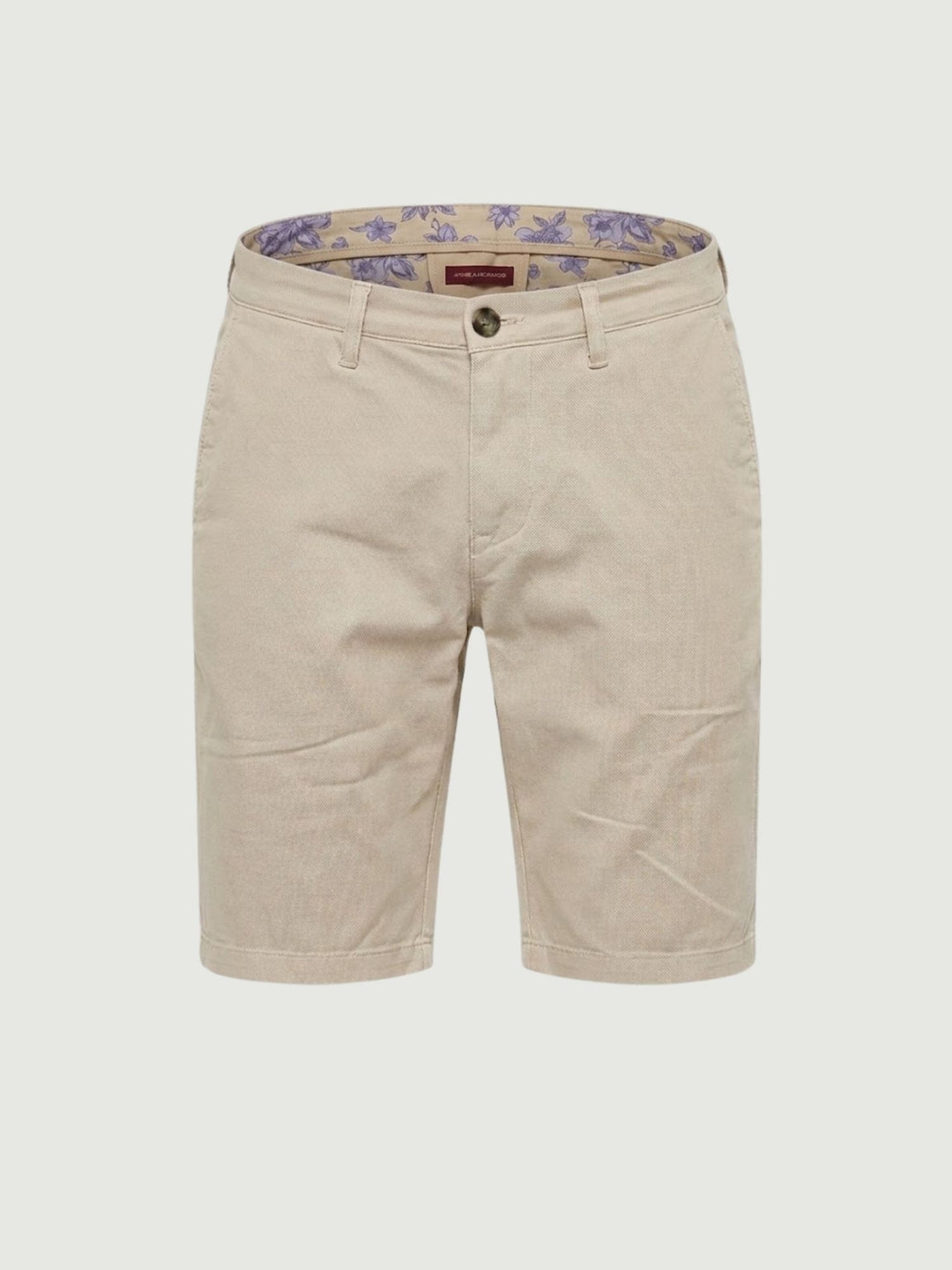 Bermuda in cotone piquet beige BU26S29BEPA1576PIQUET 110 ANDREA MORANDO 