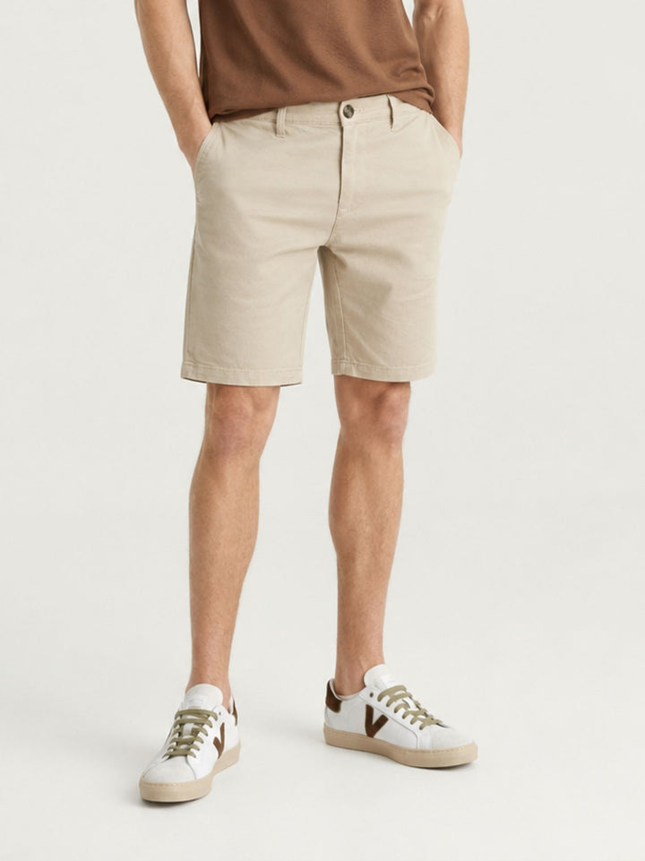 Bermuda in cotone piquet beige BU26S29BEPA1576PIQUET 110 ANDREA MORANDO 