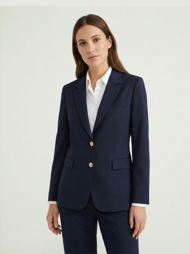 Blazer monopetto blu navy 3629 6089 ANDREA MORANDO 