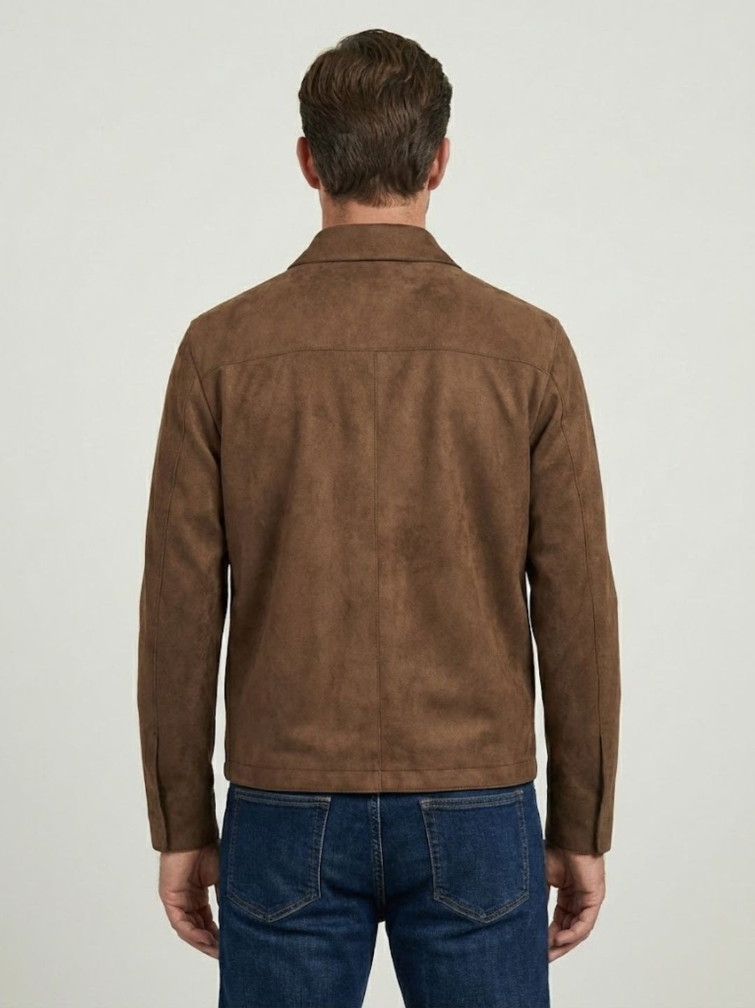Giacca Tarragon in camoscio pecan TARRAGON 126 JACK LEATHER 