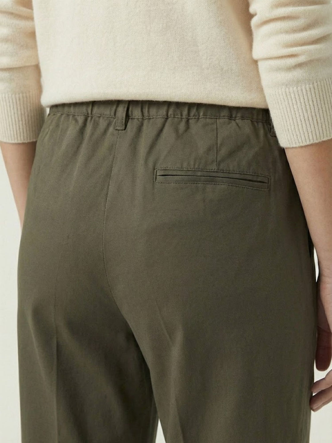 Pantalone a palazzo cioccolato 80378GB CIOCCOLATO ANDREA MORANDO 