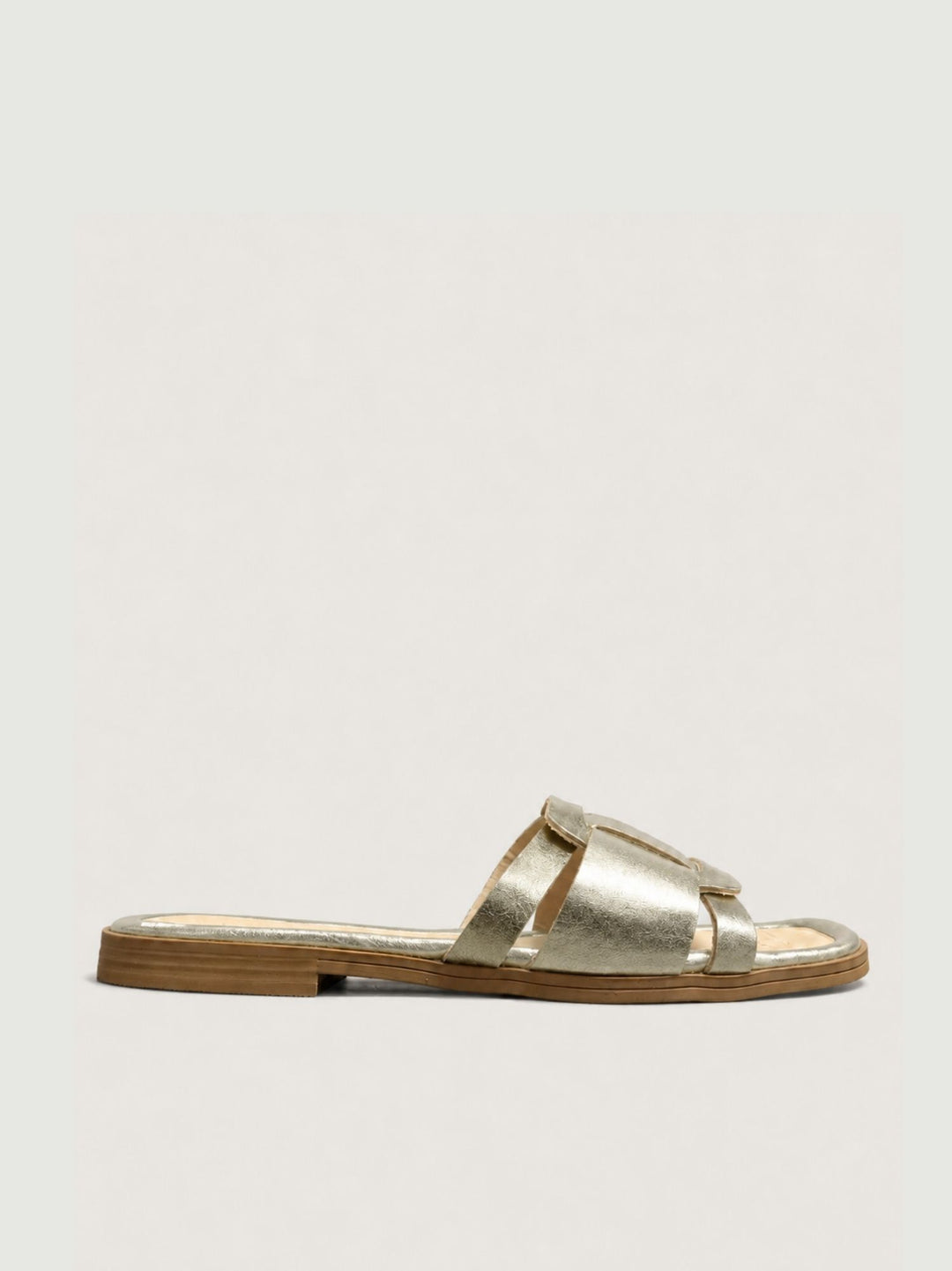 Ciabattina in pelle oro 15109 GOLD ANDREA MORANDO 