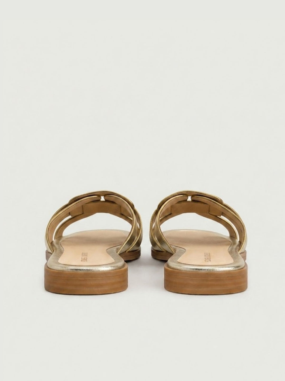Ciabattina in pelle oro 15109 GOLD ANDREA MORANDO 