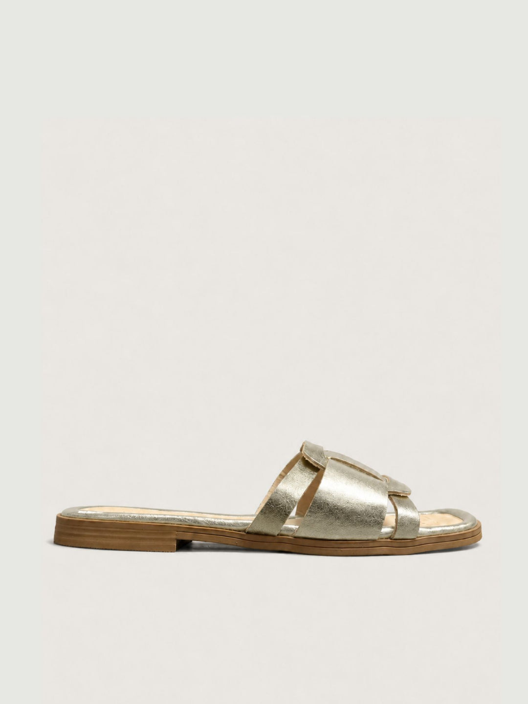 Ciabattina in pelle oro 15109 GOLD ANDREA MORANDO 