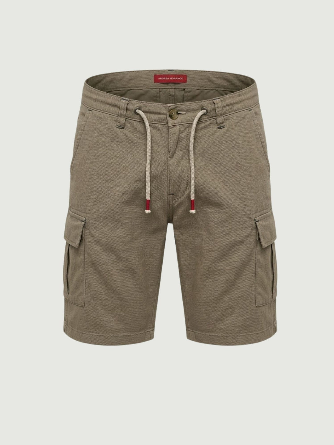 Bermuda con coulisse verde militare BR010587 ARMY ANDREA MORANDO 