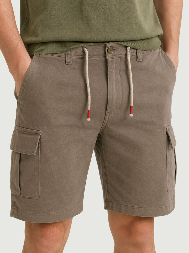 Bermuda con coulisse verde militare BR010587 ARMY ANDREA MORANDO 