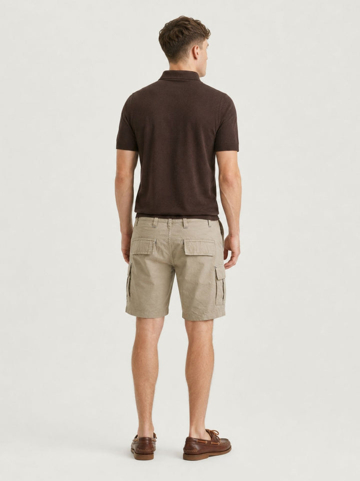 Bermuda con coulisse sabbia BR010587 SAND ANDREA MORANDO 