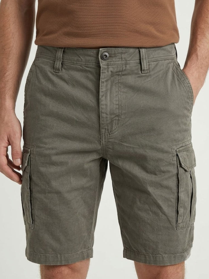 Bermuda cargo in cotone verde miilitare BR010673 ARMY ANDREA MORANDO 