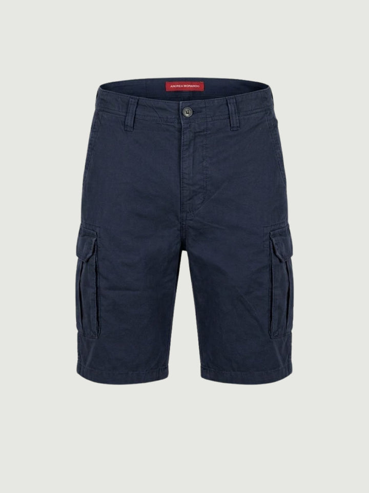 Bermuda cargo in cotone navy BR010673 NAVY ANDREA MORANDO 