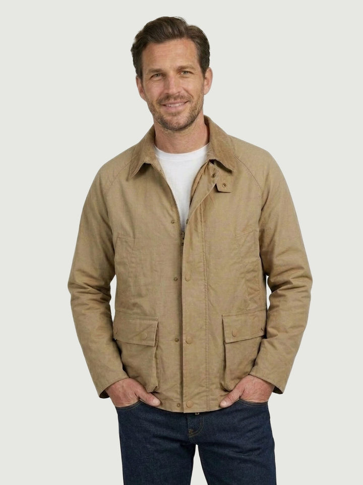 Work Jacket Barn in cotone cammello GB031269 CAMMELLO ANDREA MORANDO 