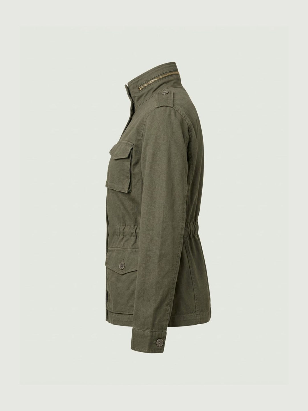 Field Jacket in cotone verde militare JK025337D VERDE ANDREA MORANDO 