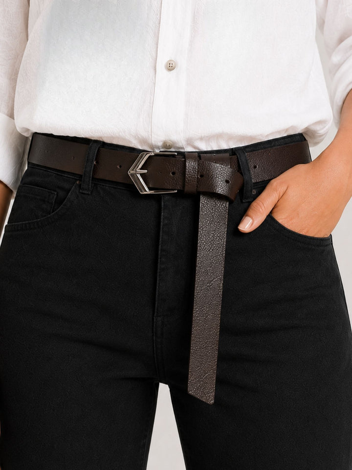 Pantalone a zampa in cotone nero 5048 NERO ANDREA MORANDO 