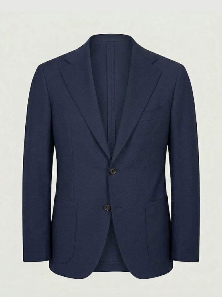 Blazer monopetto blu navy CARABINA BLU ANDREA MORANDO 
