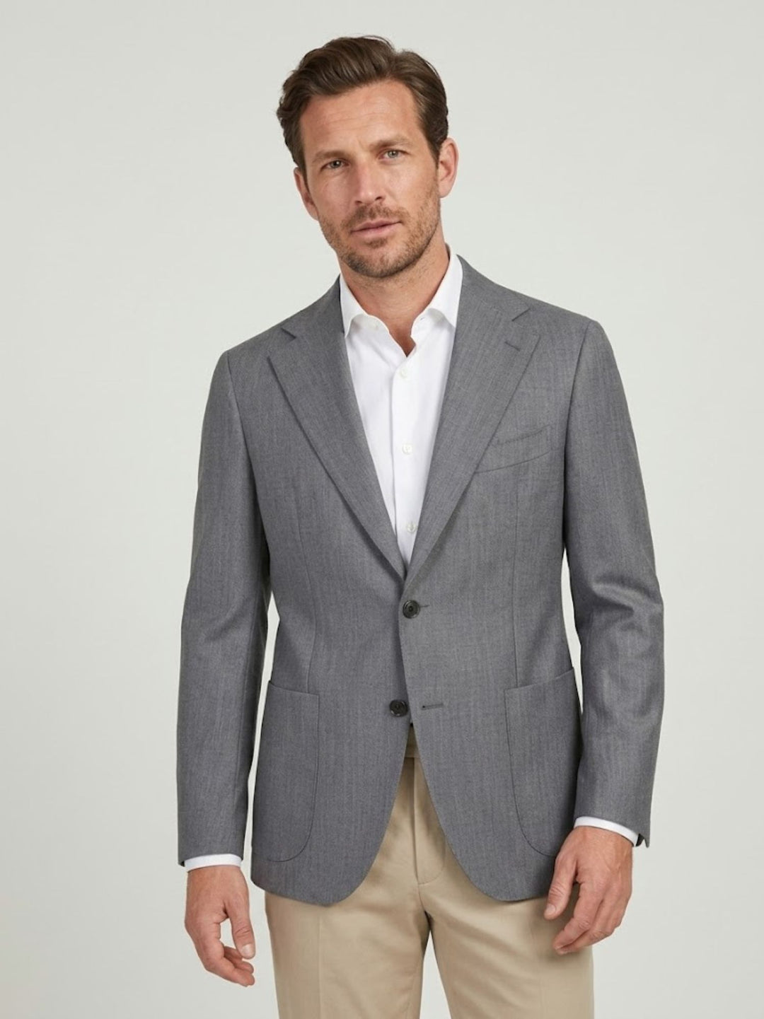 Blazer monopetto grigio CARABINA GRIGIO ANDREA MORANDO 