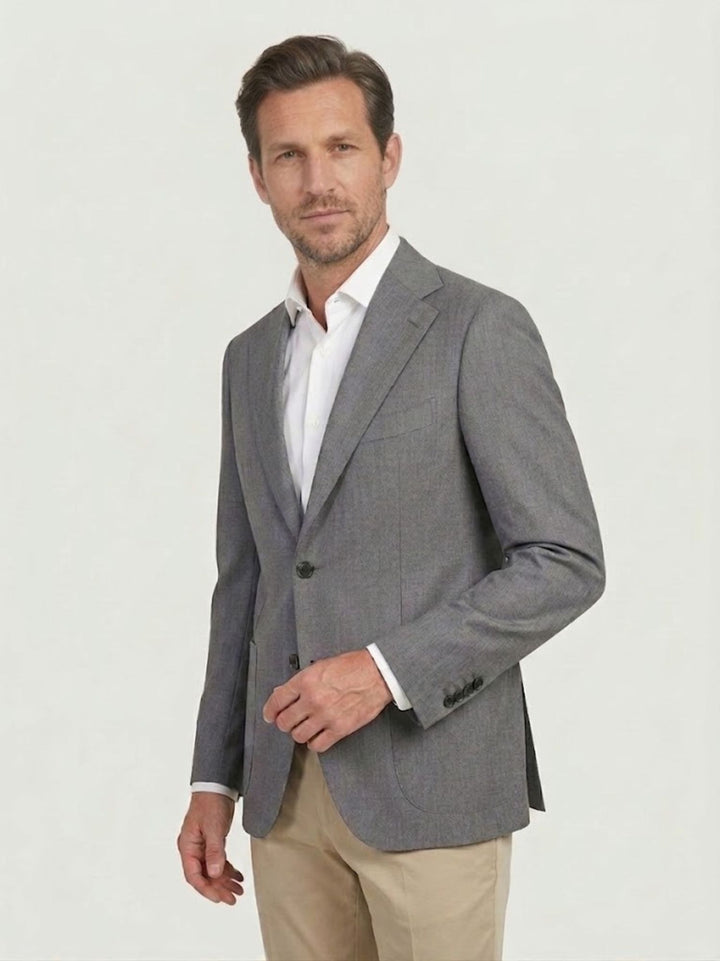 Blazer monopetto grigio CARABINA GRIGIO ANDREA MORANDO 