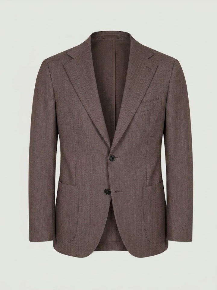 Blazer monopetto marrone CARABINA MORO ANDREA MORANDO 
