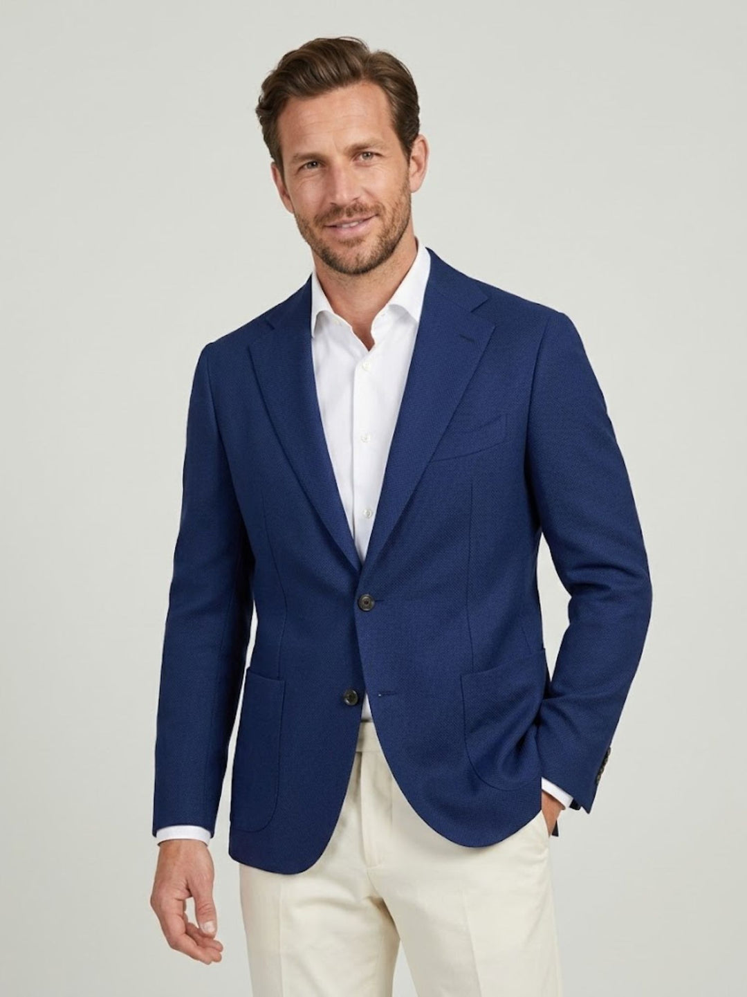 Blazer monopetto navy MARLBORO 13 ANDREA MORANDO 