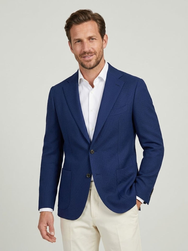 Blazer monopetto navy MARLBORO 13 ANDREA MORANDO 