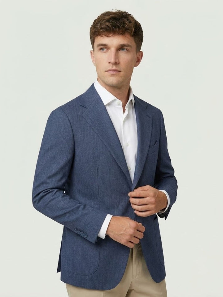 Blazer fiammato blu MICHIGAN 22 ANDREA MORANDO 