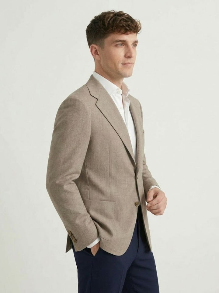 Blazer fiammato tortora MICHIGAN 3 ANDREA MORANDO 