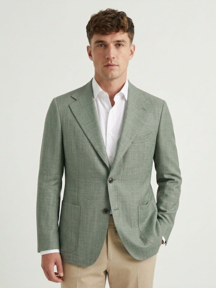 Blazer fiammato salvia MICHIGAN 8 ANDREA MORANDO 
