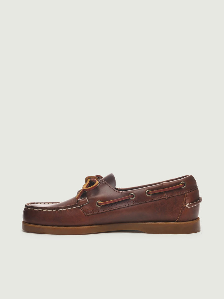 Mocassino Docksides Portland in pelle cerata marrone 70000G0 A20 SEBAGO 