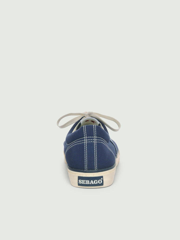 Retro sailing sneaker Hurricane Deck in cotone navy 72131BW 908 SEBAGO 
