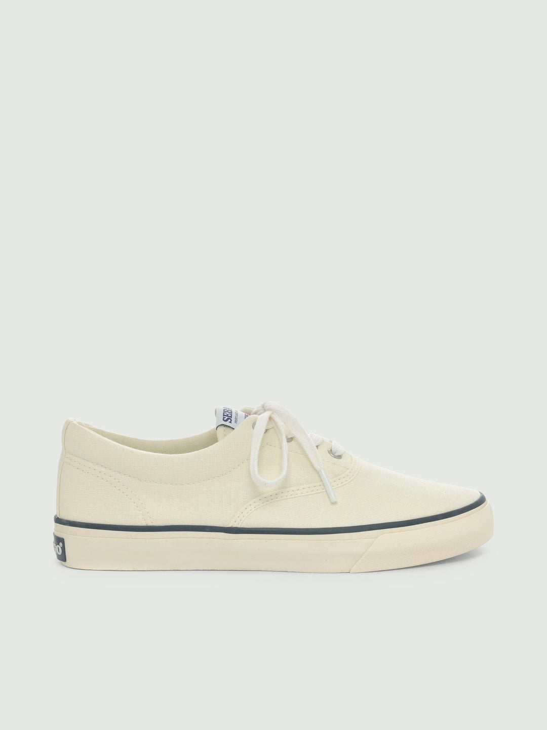 Retro sailing sneaker Hurricane Deck in cotone ecru 72131BW 971 SEBAGO 