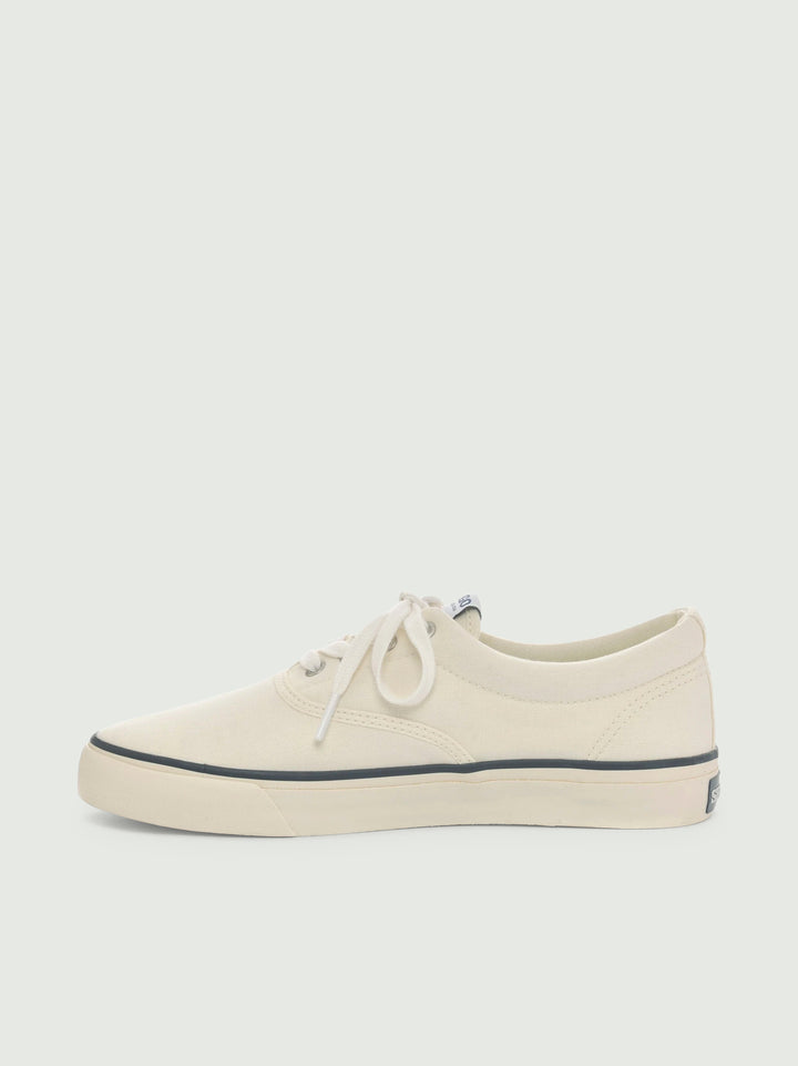 Retro sailing sneaker Hurricane Deck in cotone ecru 72131BW 971 SEBAGO 