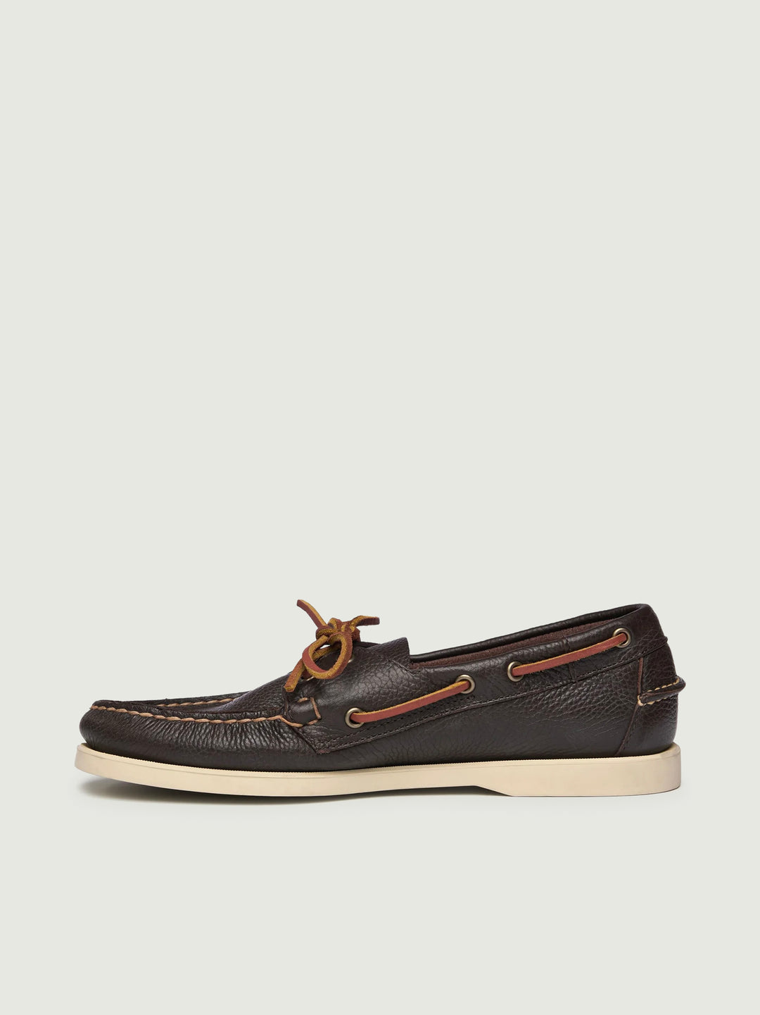 Mocassino Docksides Portland in pelle martellata marrone scuro 73118WW 901 SEBAGO 