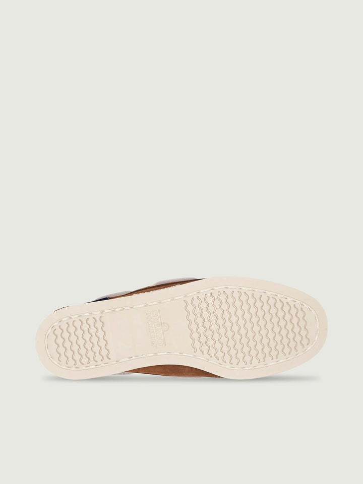 Mocassino Docksides Portland in nabuck marrone 74121SW ACO SEBAGO 
