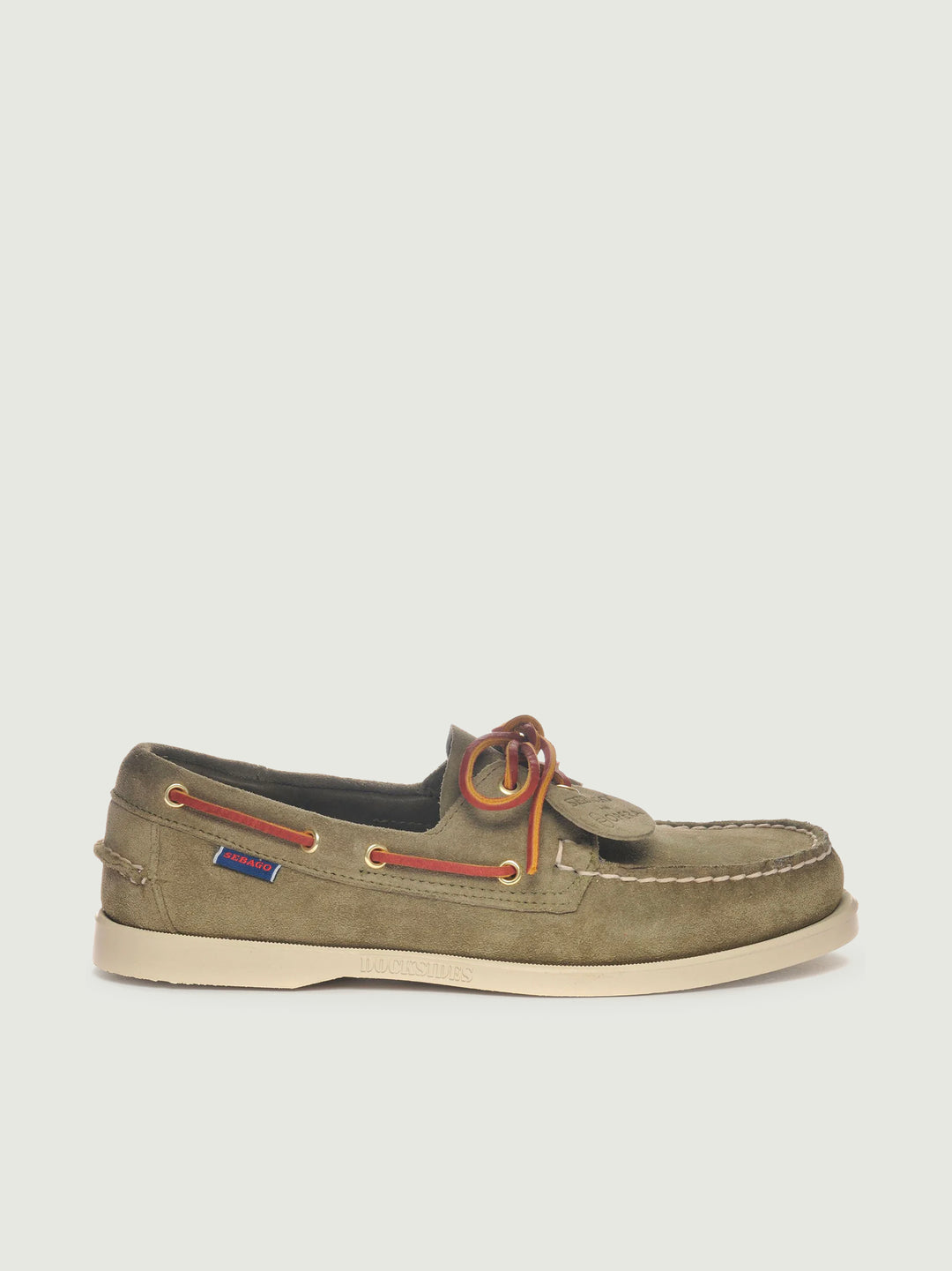Mocassino Docksides Portland Artisan in pelle scamosciata verde 78123GW AFP SEBAGO 