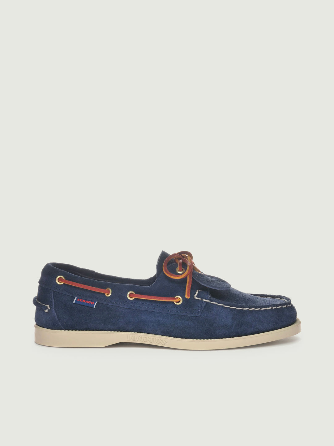 Mocassino Docksides Portland Artisan in pelle scamosciata blu 78123GW AI0 SEBAGO 