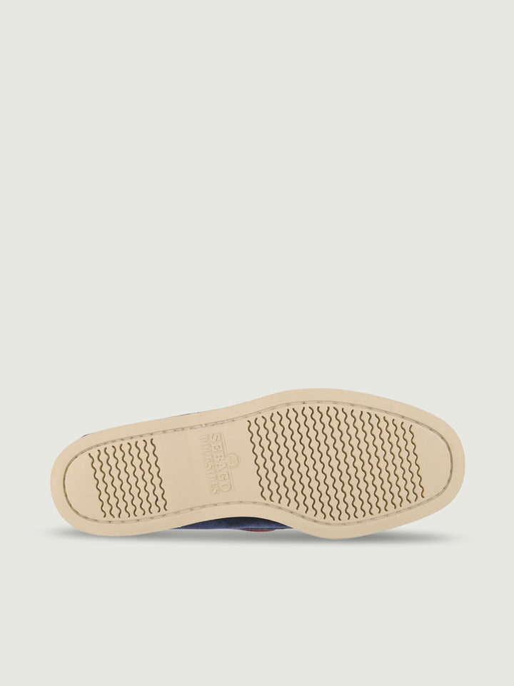 Mocassino Docksides Portland Artisan in pelle scamosciata blu 78123GW AI0 SEBAGO 