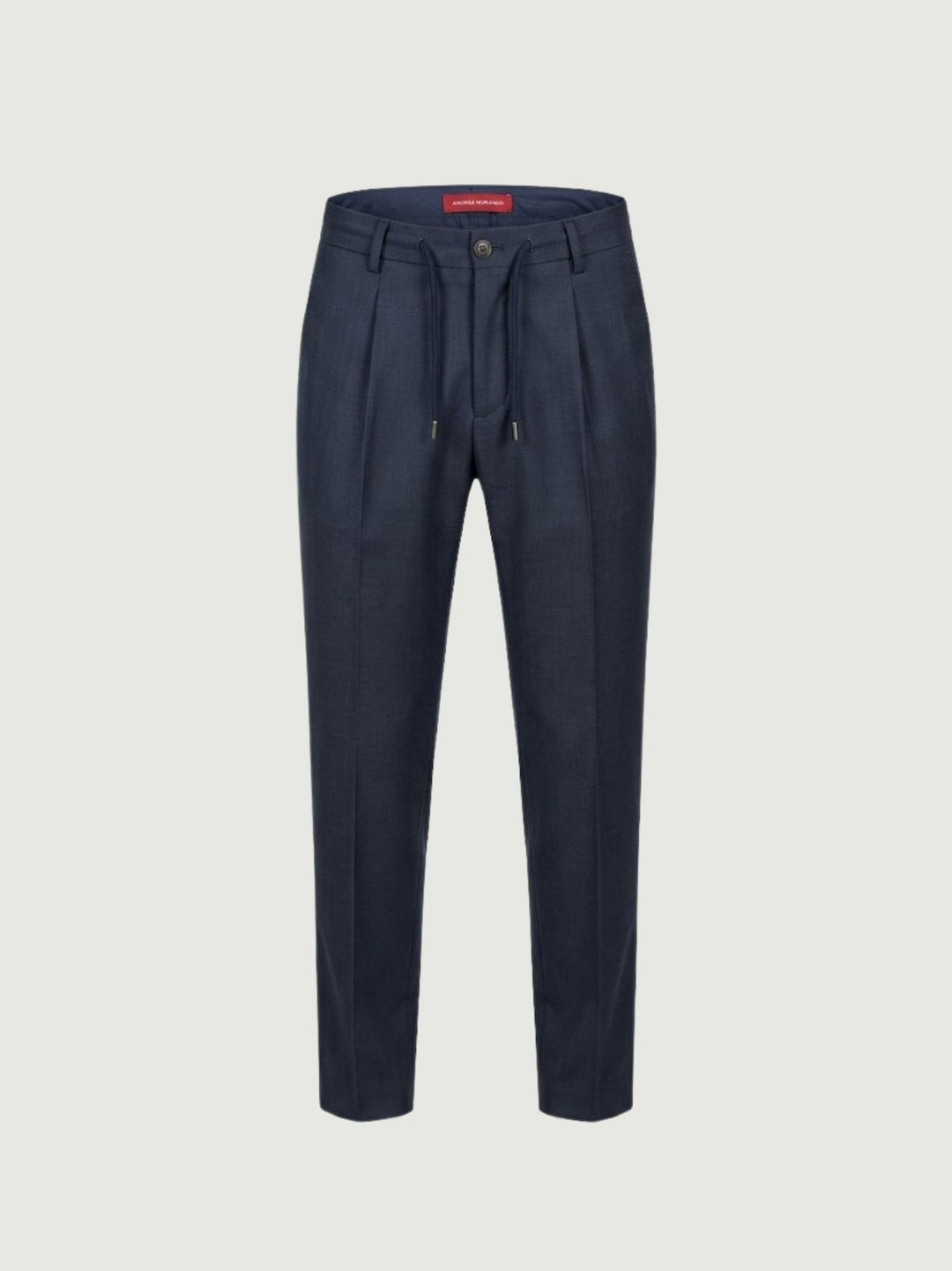 Pantalone chino con coulisse navy PL0204M 7003 ANDREA MORANDO 
