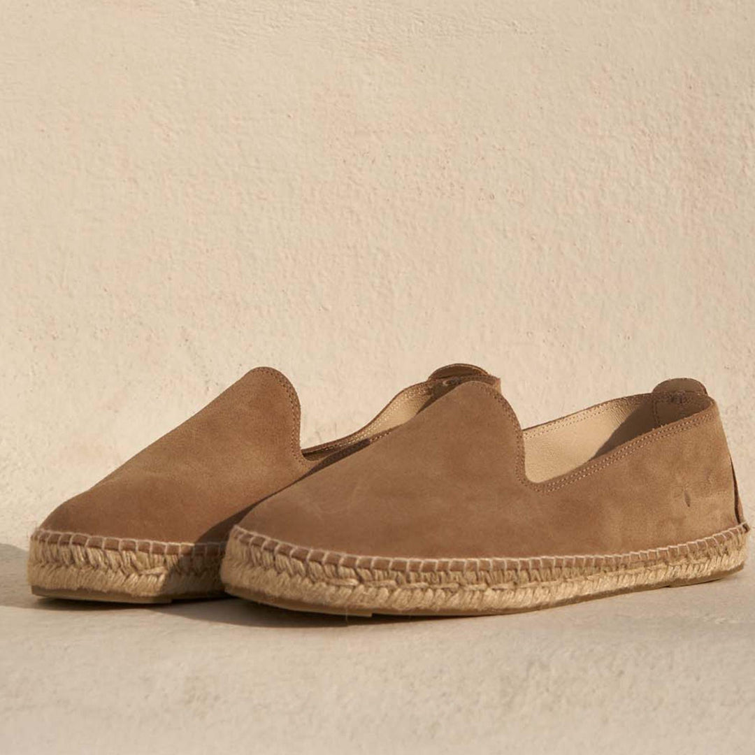 Espadrillas Hampton in camoscio beige