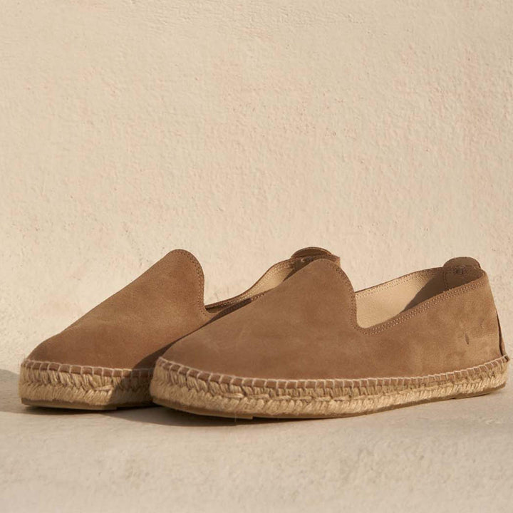 Espadrillas Hampton in camoscio beige
