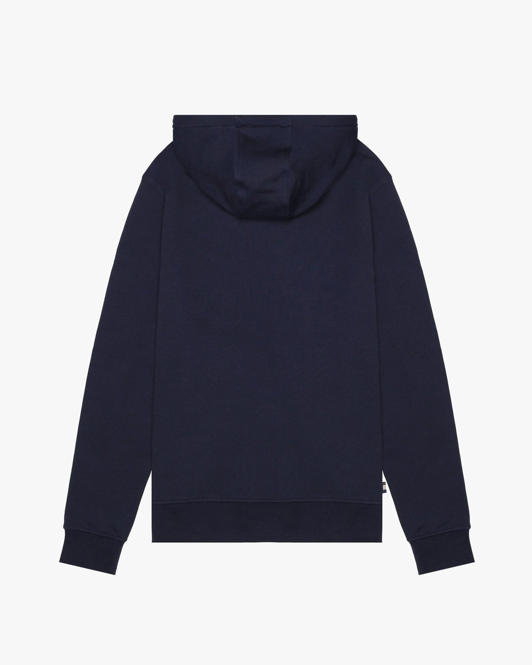 FELPA IN COTONE BLU NAVY CON CAPPUCCIO