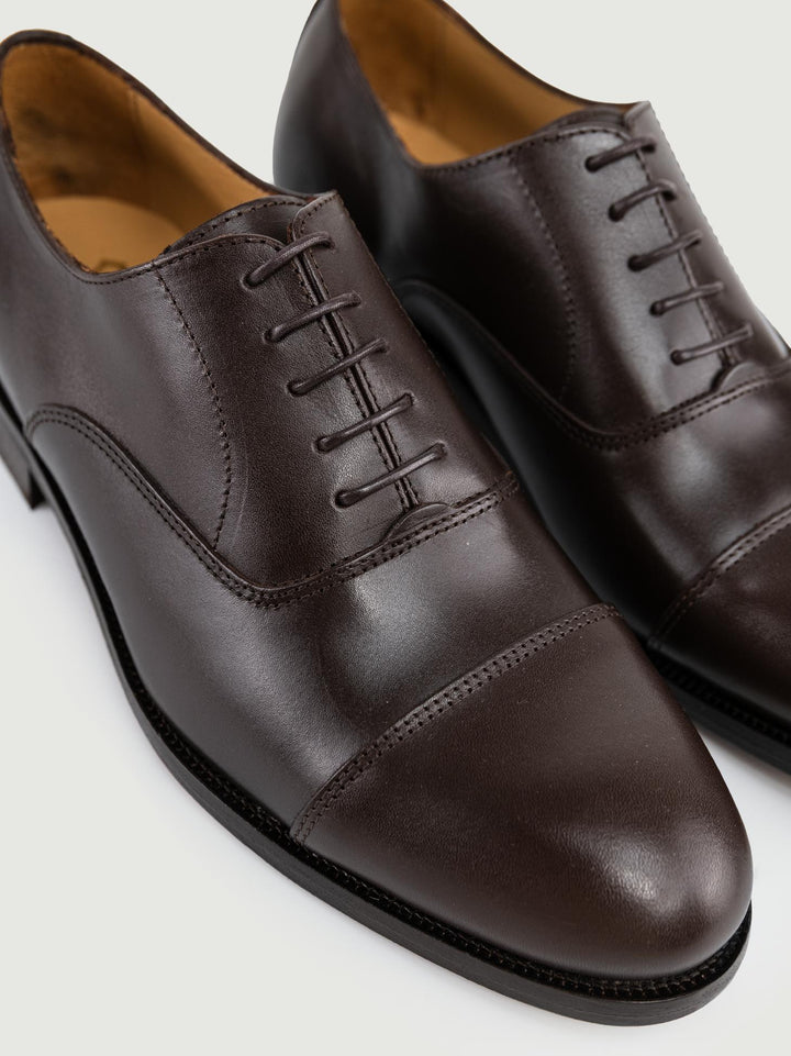 FRANCESINA IN PELLE DI VITELLO MARRONE