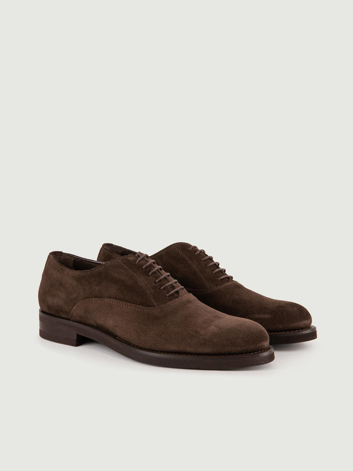 FRANCESINA IN PELLE SCAMOSCIATA MARRONE