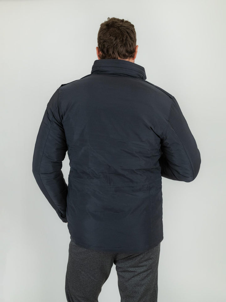 Field jacket blu imbottita