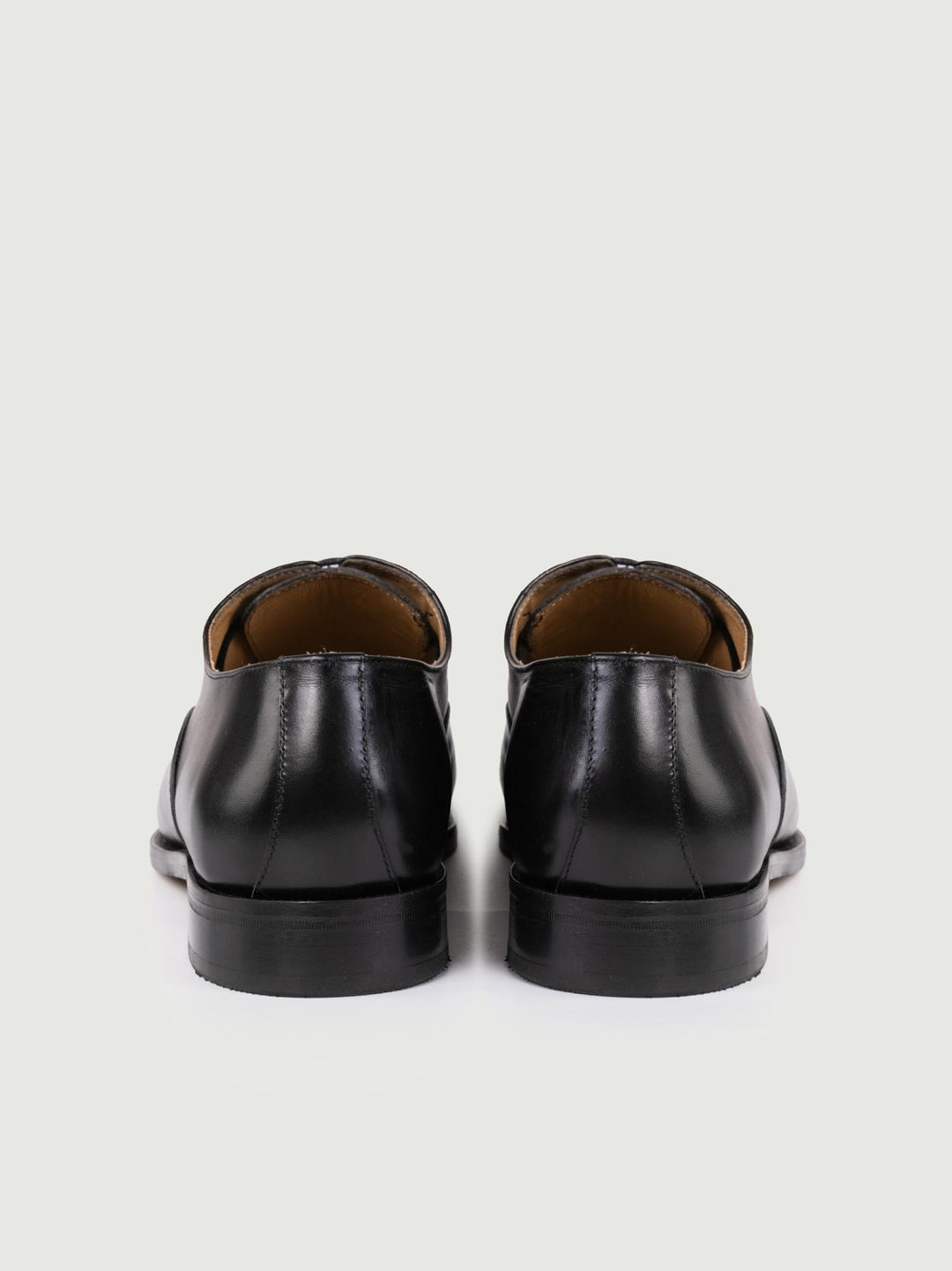 Francesina in pelle nera