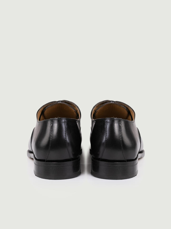 Francesina in pelle nera